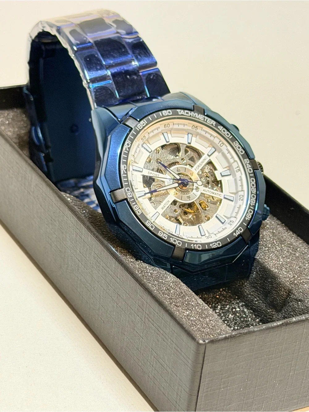 Blue Metallic TM340 Dial Men's Watch